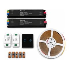 Kit LED cálido continuo con interruptor inalámbrico
