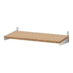 Repisa chapa fresno con soportes inox